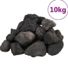 VidaXL Plantes Et Décoration | - Roches volcaniques 10 kg noir 5-8 cm