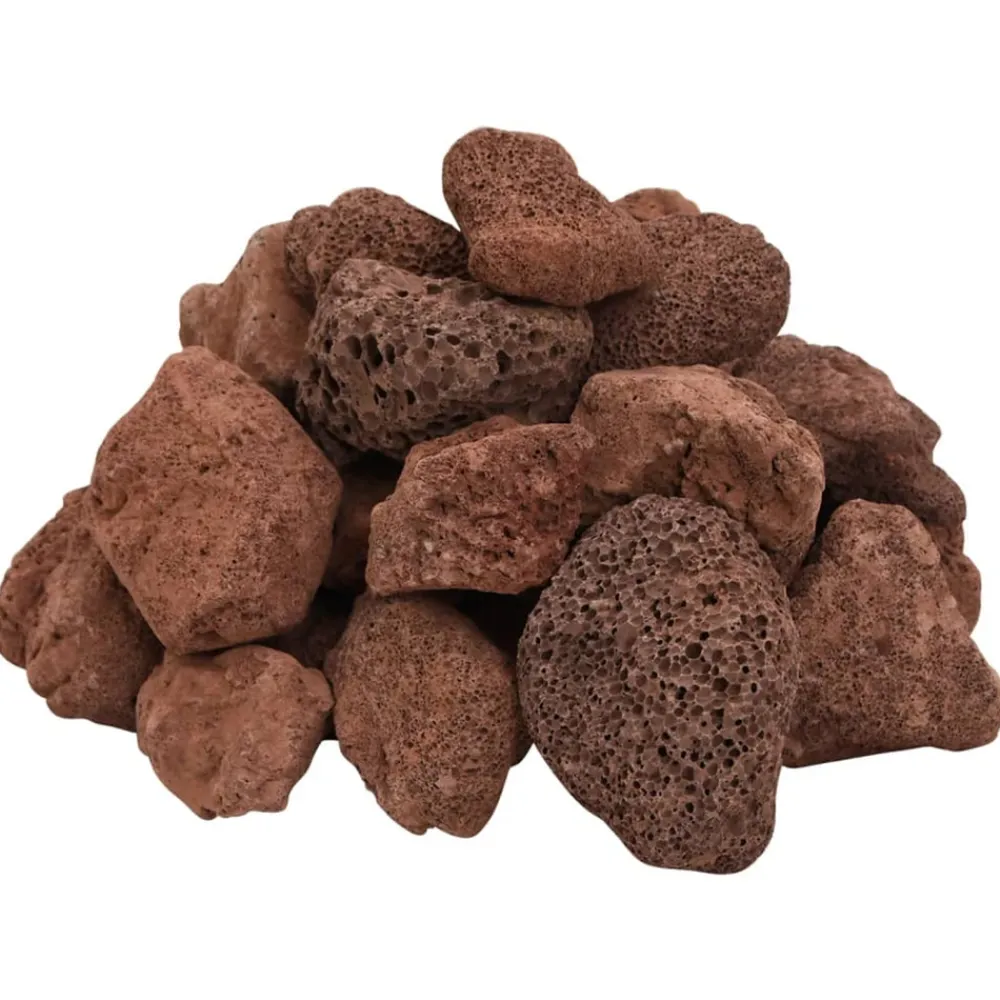 VidaXL - Roches volcaniques 25 kg rouge 5-8 cm Online