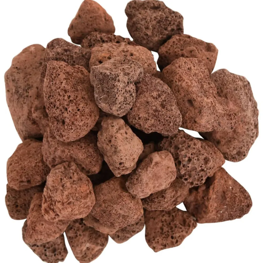 Vidaxl - Roches volcaniques 10 kg rouge 3-5 cm Outlet