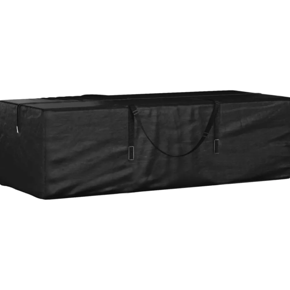 VidaXL Entretien Du Mobilier | - Sac de rangement pour coussins de jardin noir 135x40x55 cm pe
