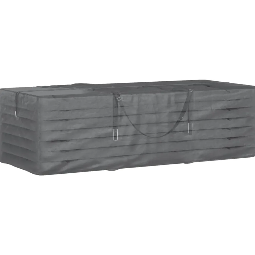 VidaXL Entretien Du Mobilier | - Sac de rangement pour coussins de jardin noir 135x40x55 cm pe