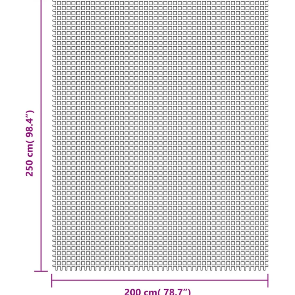 VidaXL - Tapis de tente crème 2,5x2 m Discount