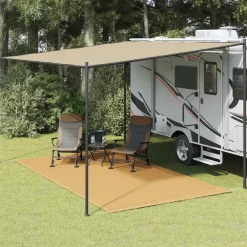 Vidaxl - Tapis de tente sable 250x450 cm pehd