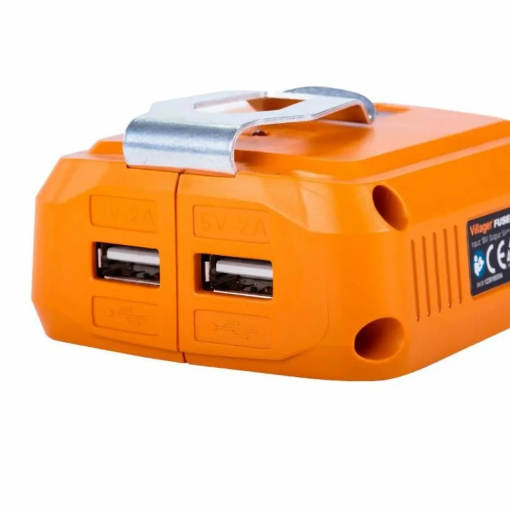 Villager - Chargeur d'appareils mobiles sans fil électrique sur batterie 18v 2a en courant de sortie fuse vln 9920 sans batterie et Online