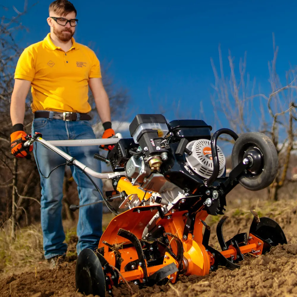 Villager - Motoculteur professionnel 6,8 cv 212 cm3 3 vitesses av 1ar vtb 843 prime Best