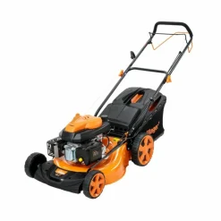 Villager Tondeuses | - Tondeuse thermique autotractée moteur puissant 173cm3 4,1 cv coupe 50cm mulching atlas 5111t