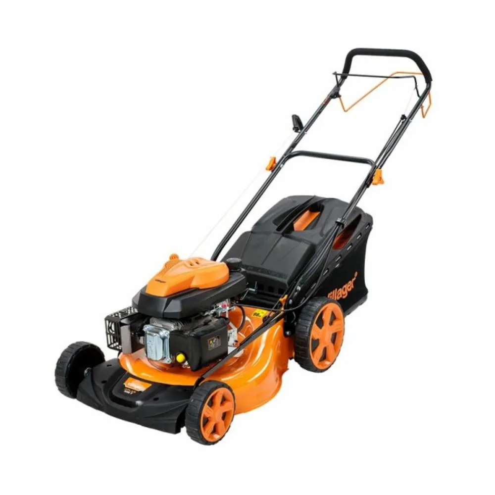 Villager Tondeuses | - Tondeuse thermique autotractée moteur puissant 173cm3 4,1 cv coupe 50cm mulching atlas 5111t