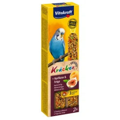 Vitakraft Alimentation | - Kräcker® Abricot-figue friandise en baguette pour perruches 2 pièces