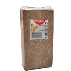 Vitobel Hygiène Et Soins | - Litière de Miscanthus naturel: 18kg