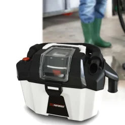 X-performer - Aspirateur eau et poussière compact brushless sur batterie - xperformer xpvc20libl-10l - batterie 2 ah + chargeur inclus Sale