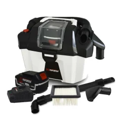 X-performer Broyeurs, Nettoyeurs Et Souffleurs | - Aspirateur eau et poussière compact brushless sur batterie - xperformer xpvc20libl-10l - batterie 4 ah + chargeur inclus