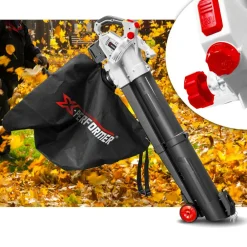 X-performer - Aspirateur souffleur broyeur de feuilles 40v à batterie xpasbt40li-2b - sac 45l - sans batterie ni chargeur Online