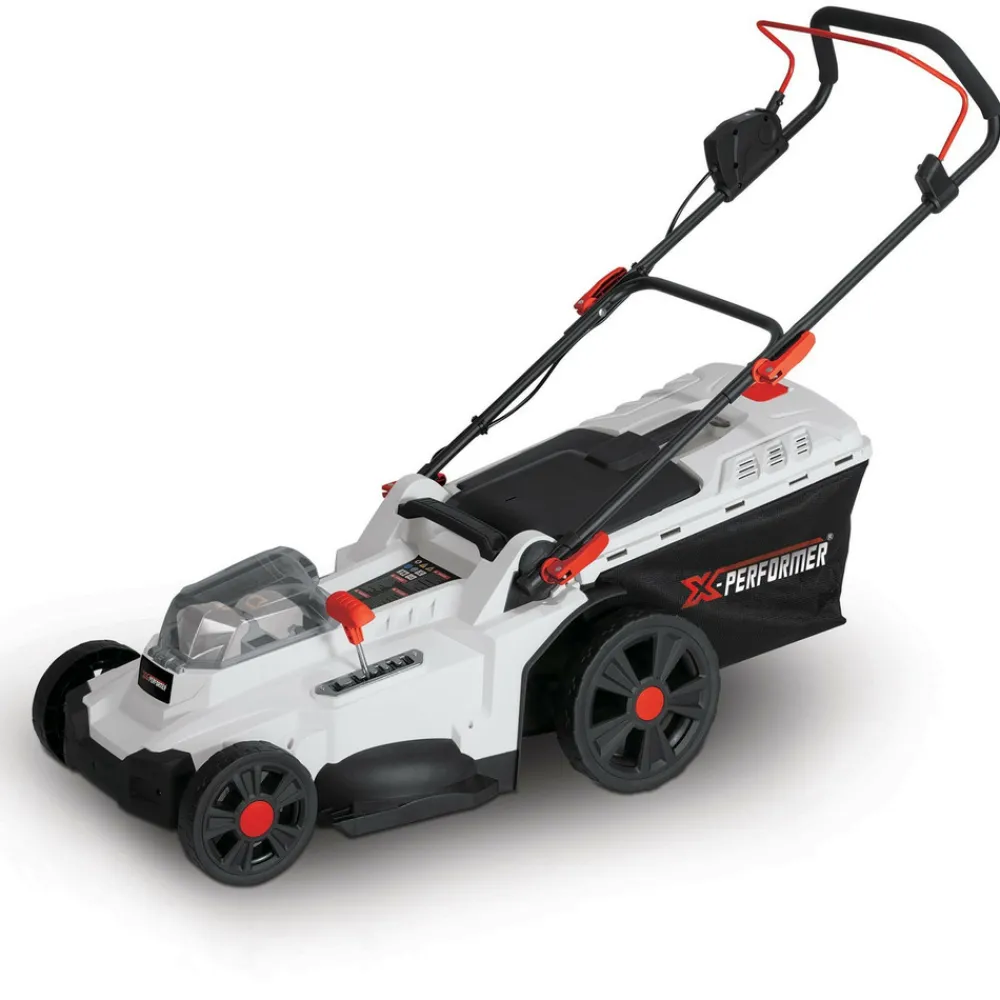 X-performer Tondeuses | - Tondeuse à gazon portative sur batterie - 40v max - hauteur de coupe 6 positions - outil seul sans batterie ni chargeur