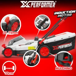 X-performer - Tondeuse rechargeable 20v max 33 cm livrée sans batterie - Online