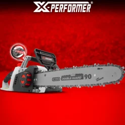 X-performer Taille-Haies, Tronçonneuses Et Élagueuses | - Tronçonneuse rechargeable 40v (2x20v) - guide et chaîne oregon - livrée sans bat