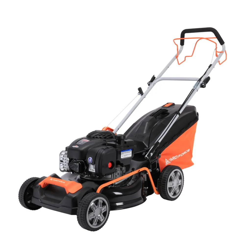 Yard Force Tondeuses | - Tondeuse à gazon thermique autotractée - 46cm - moteur briggs & stratton 450e 125cc - gm b46ck
