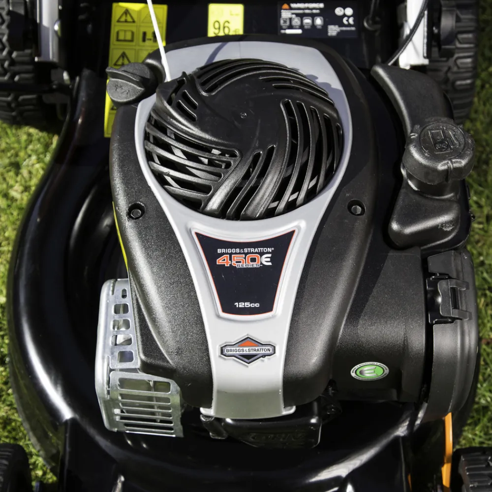 Yard Force Tondeuses | - Tondeuse à gazon thermique autotractée - 46cm - moteur briggs & stratton 450e 125cc - gm b46ck