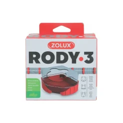 Zolux - 1 maison de toilette pour petits rongeurs rody3 couleur rouge taille 14.3 c New