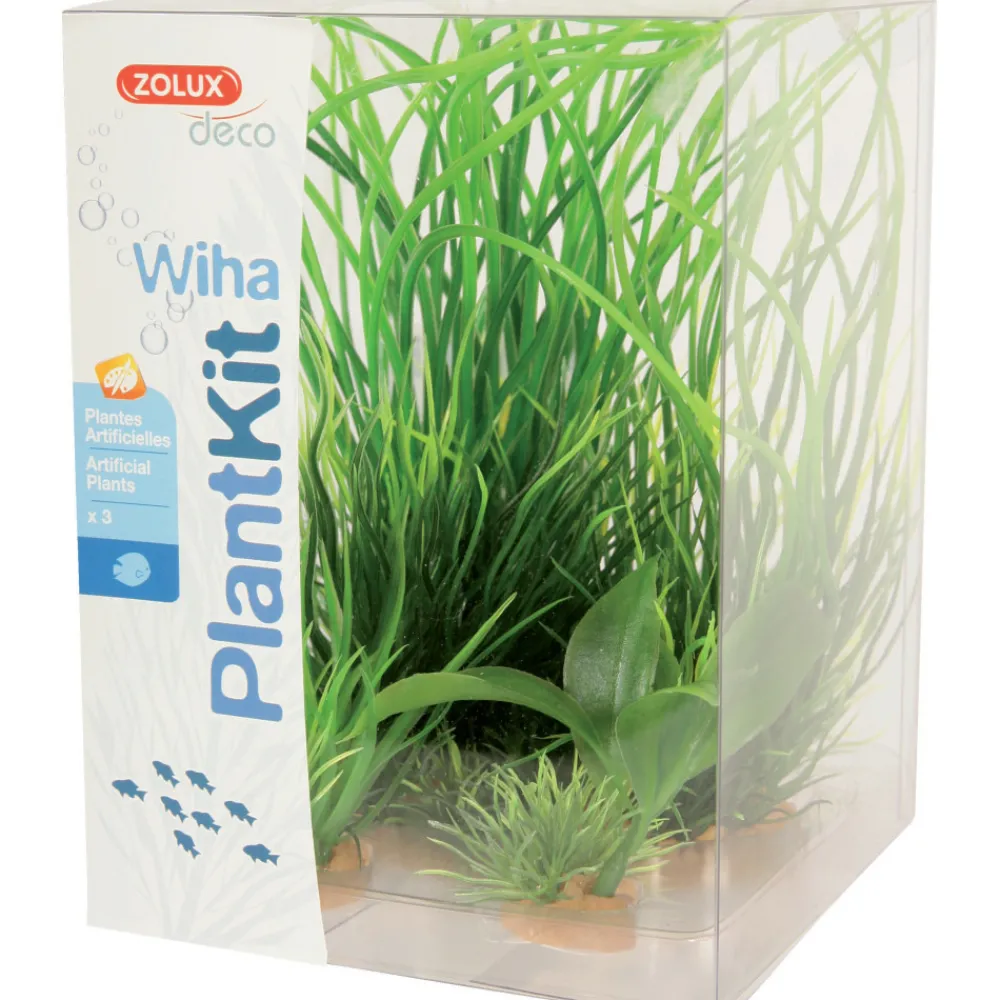 Zolux Plantes Et Décoration | - Wiha n°1 plantes artificielles 3 pieces h 21 cm plantkit décoration d'aqua
