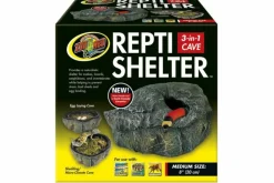 Zoomed Décoration Et Substrats | - Cachette humide - repti shelter medium 20 cm - grotte humide pour reptiles (lézards, serpents)